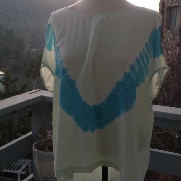 Silk bohemian top size small Gypsy 05 - Picture 8 of 8